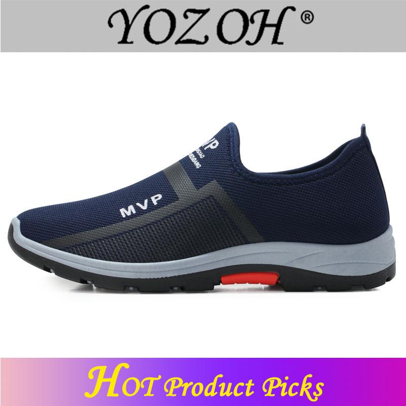 YOZOH Baru Paling Populer Gaya Pria Sepatu Lari Kolam Berjalan Sepatu Kets Nyaman Sepatu Atletik, Pria For Olahraga-Intl