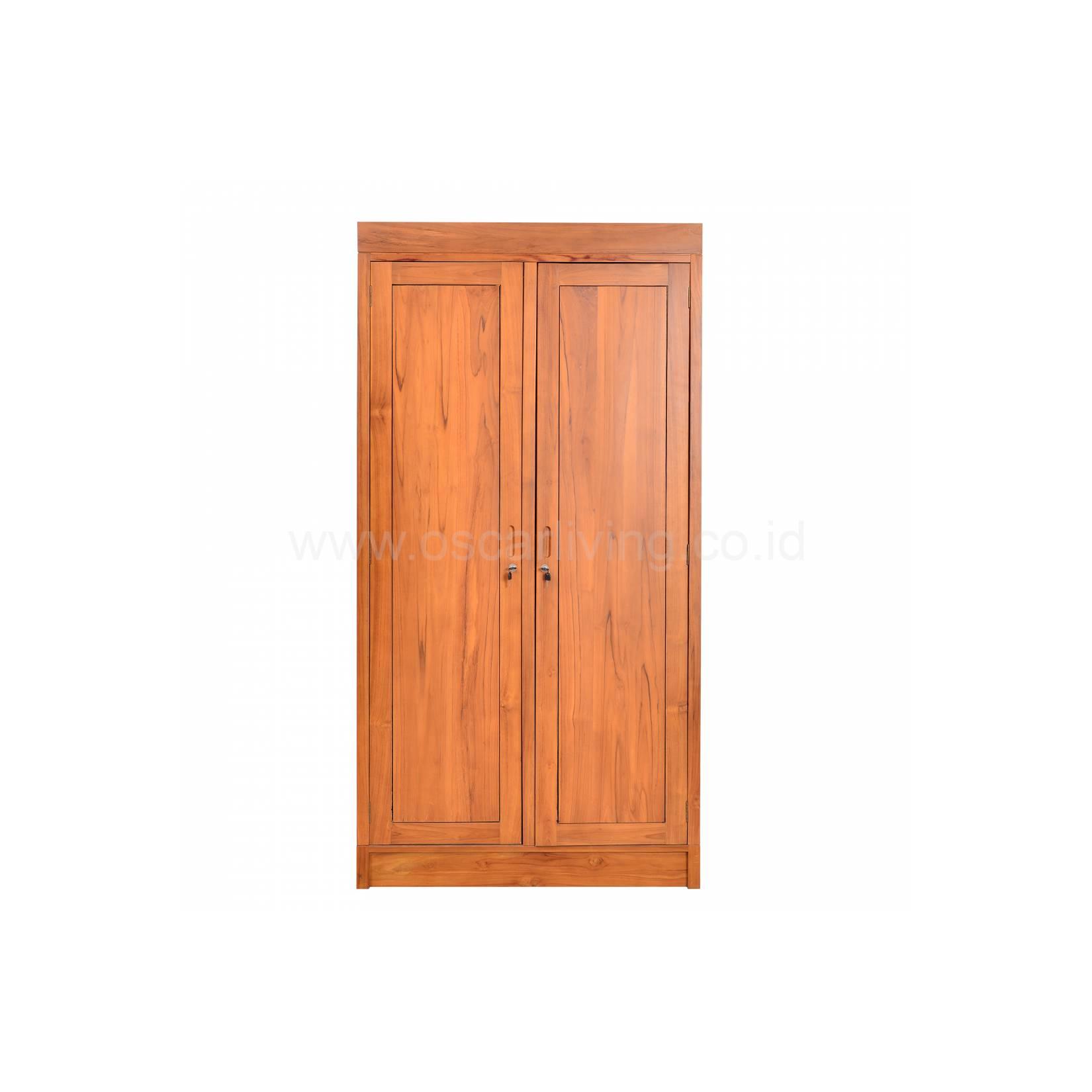 Lemari Pakaian Kudus 2 Pintu ( FULL JATI )