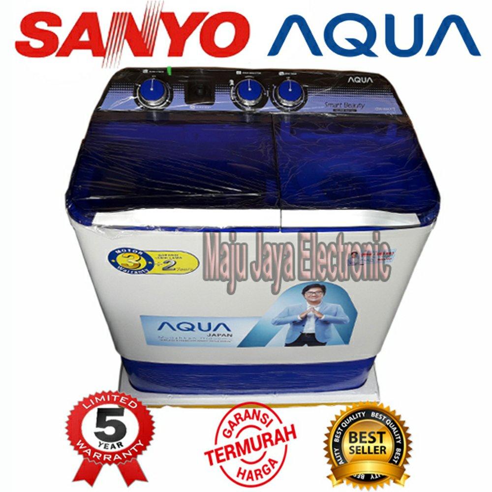 Mesin Cuci 2 Tabung Sanyo Aqua 880XT 8KG Hijab Mode