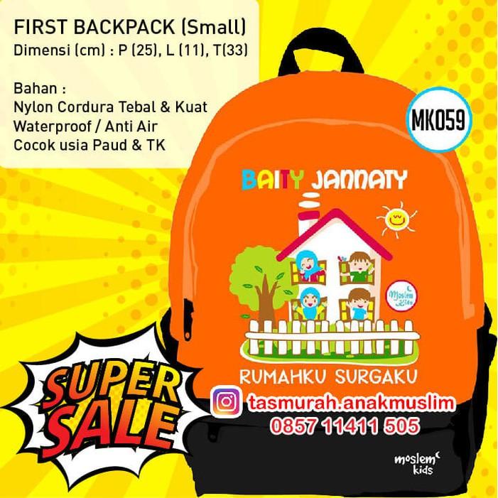 SPESIAL PROMO TERMURAH Tas Anak Muslim Paud Dan TK - Baity Jannaty Rumahku Surgaku