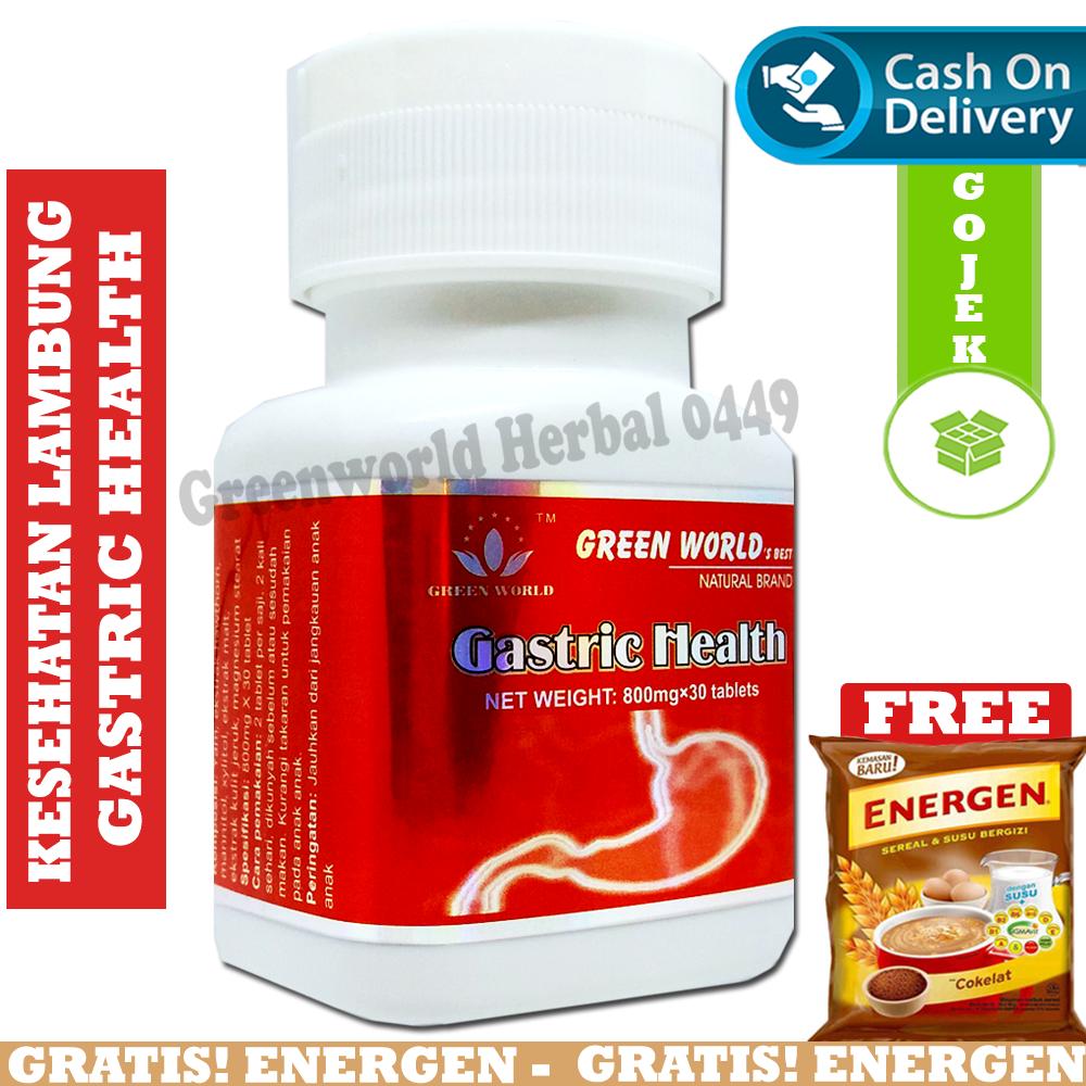 Green World - Gastric Health - Obat Maag, Asam Lambung - Herbal