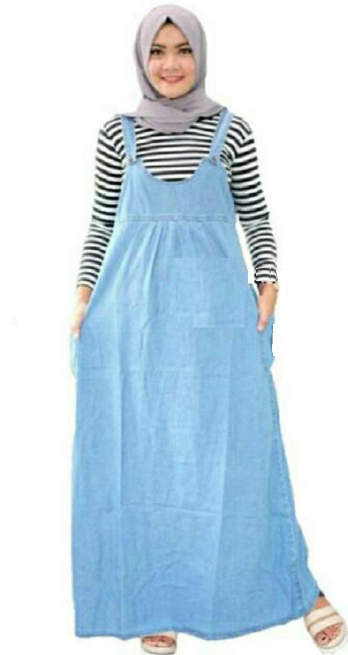 Audrey Fashion _ YARA Overall Jeans - Gamis Ibu Hamil