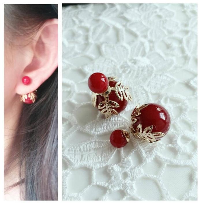 Anting - Leaf Dior Earrings