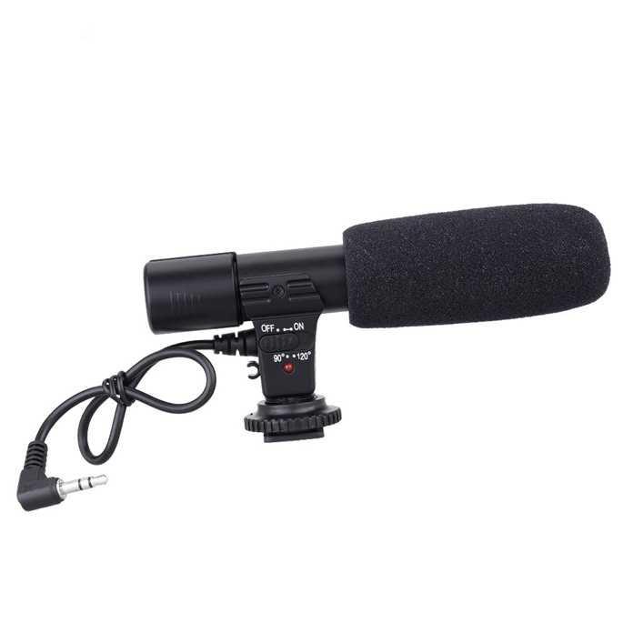 Mikrofon karaoke/Mikrofon bluetooth/Mikrofon hp/Mikrofon wireless/Mikrofon gaming/Mikrofon studio/Mikrofon laptop Sidande Shotgun Microphone - MIC-01