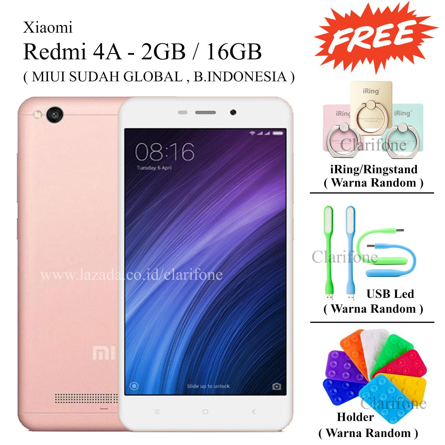 Xiaomi Redmi 4A - Ram 2GB - Rom 16GB - Layar 5 inch - 4G/LTE - Snapdragon 425