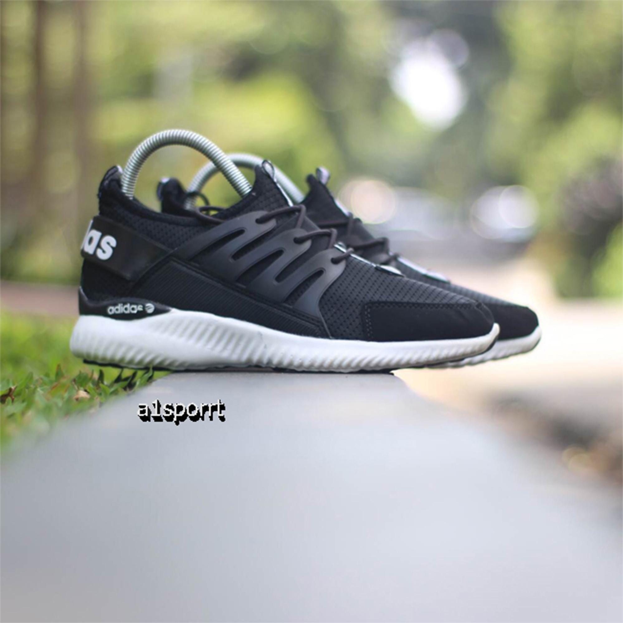Sepatu Murah Adidas Alphabounce Kualitas Premium hitam sole putih