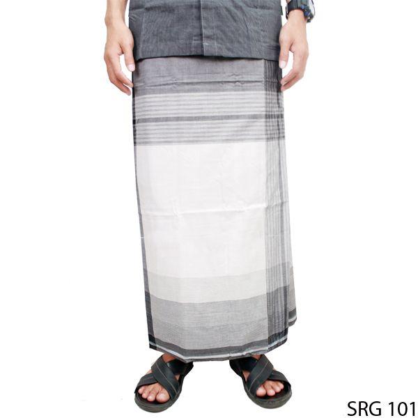 Sarung Laki Laki Katun Hitam Putih SRG 101