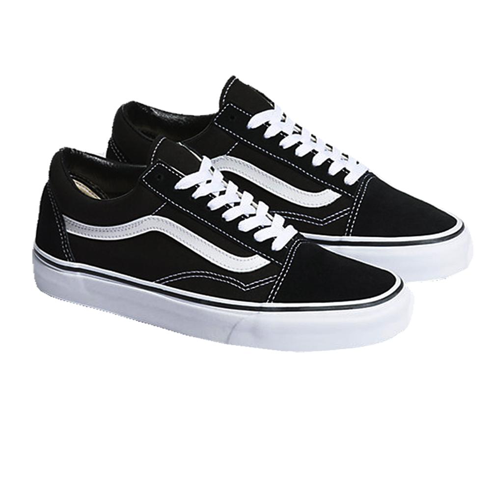 Zacksho Sepatu Casual Vans Old Skool Sneakers Pria dan Wanita Unisex