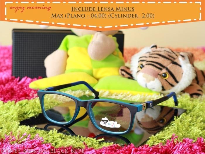 Kacamata Anak Lensa Minus Disney 4525 C3 Black Blue