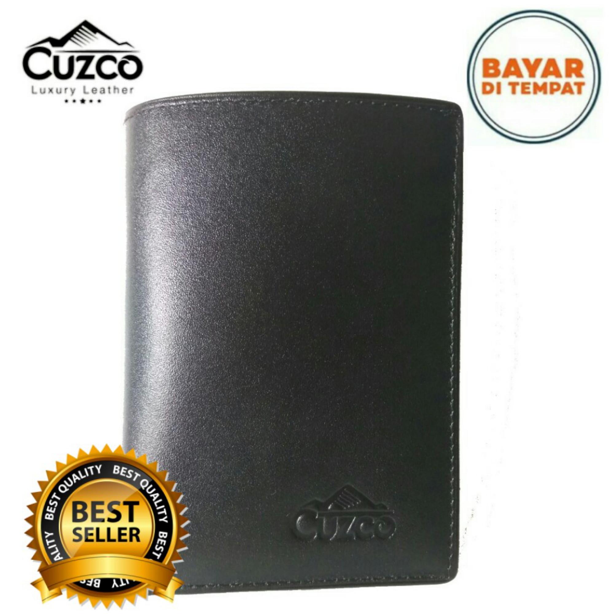 Dompet Kulit Sapi Asli Model 3/4 Hitam CUZCO -dompet kulit pria dompet kulit sapi asli dompet kulit pria lazada dompet kulit pria terbaik dompet kulit pria termahal dompet kulit pria panjang dompet kulit pria asli dompet kulit asli untuk pria dompet kulit