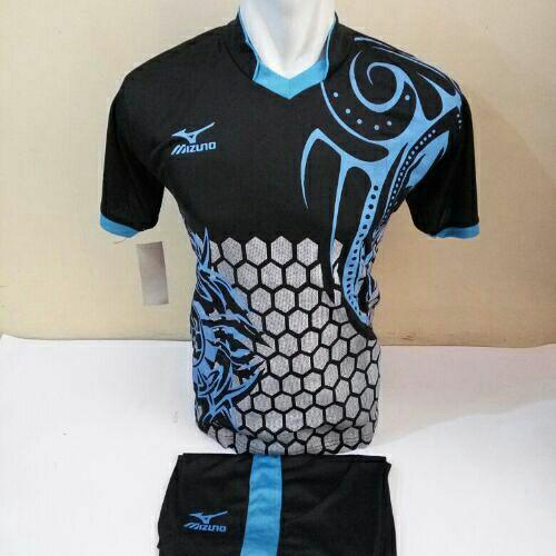Baju Olahraga Jersey Bola Kaos Setelan Futsal / Volly Mizuno