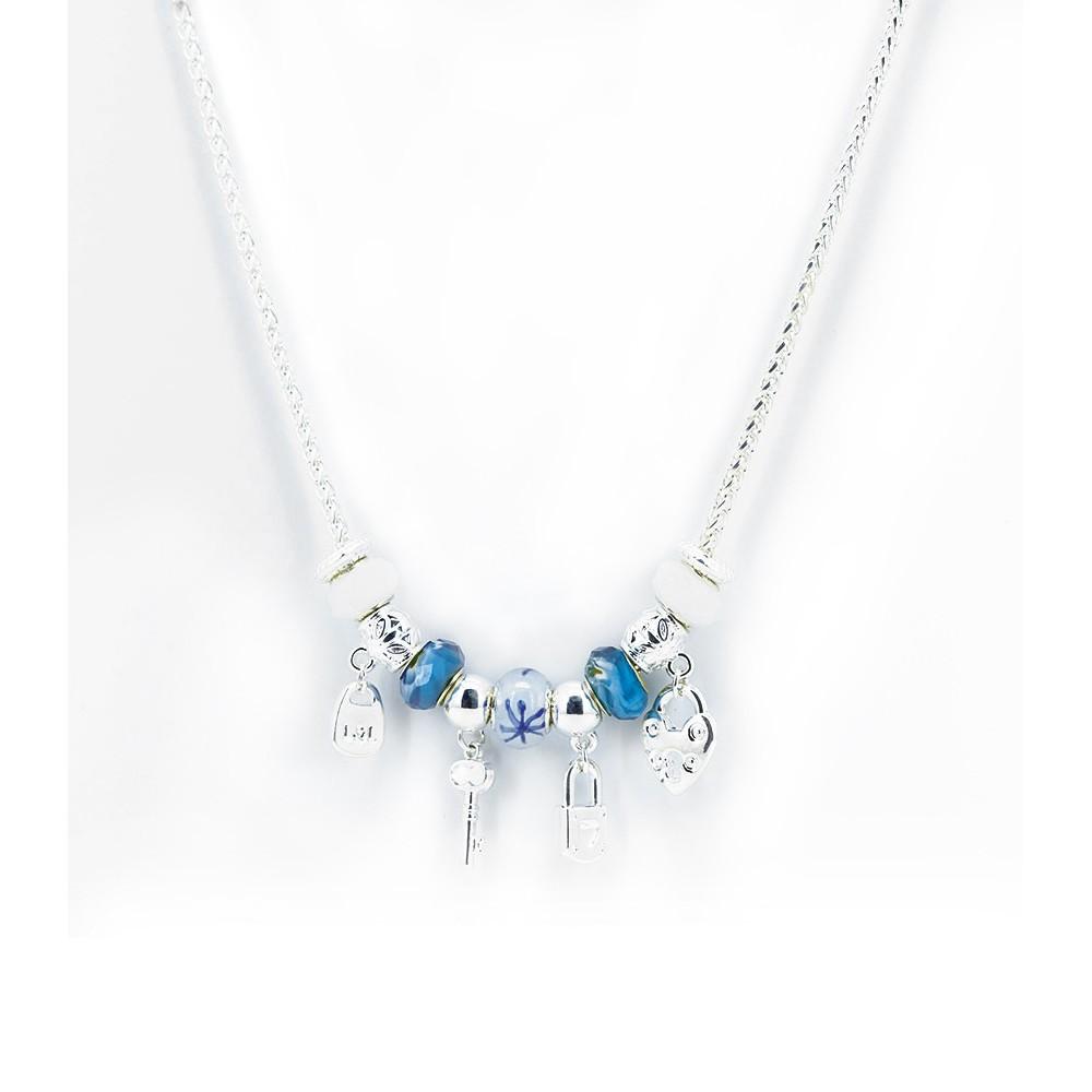KALUNG WANITA SOPHIE MARTIN IDONIA NECKLACE SILVER N00861S3 IMPORT ORI PARIS FASHION KOREA ORIGINAL