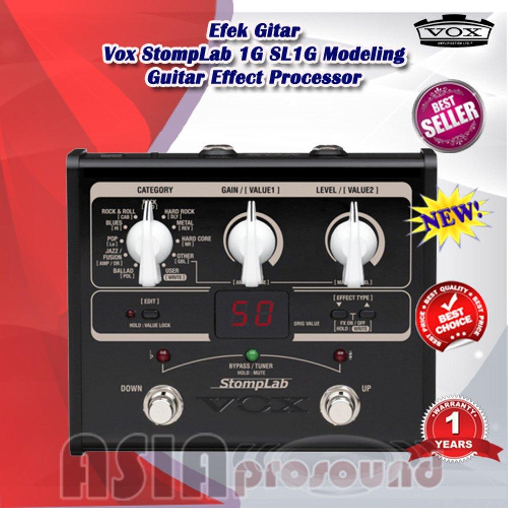 Efek Gitar Vox StompLab 1G SL1G Modeling Guitar Effect Processor