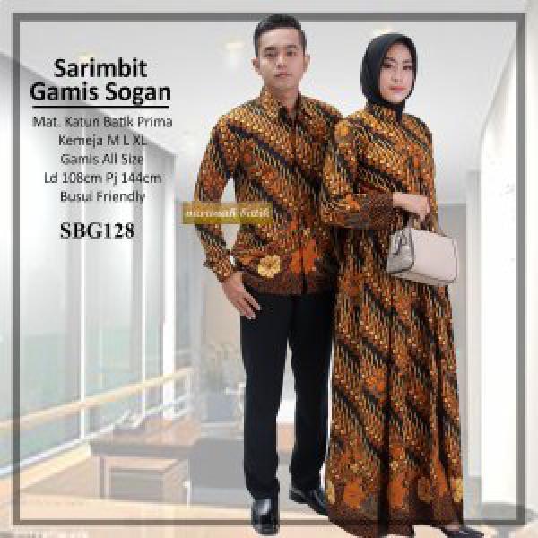 Baju batik coupel- coupel gamis batik