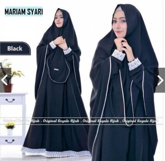 MoslemWear Gamis Syarie Syari Pesta Formal Kerja Kantor Abaya - Fashion Busana Kondangan Muslimah Muslim Wanita - Kebaya Pesta Modern Murah - Hijab Jilbab Gaun Pesta Maxi dress Batik Wanita ihmariam