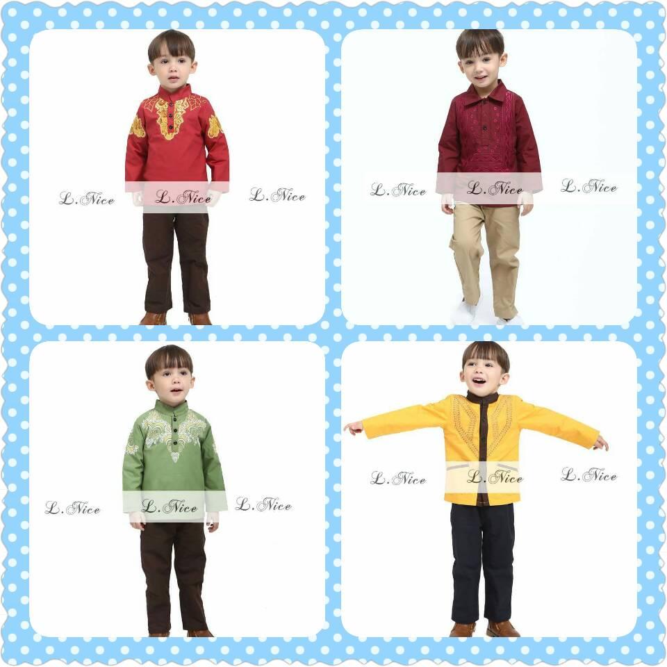 〘sToK bArU〙 Nice koko baju lebaran anak cowok l nice import