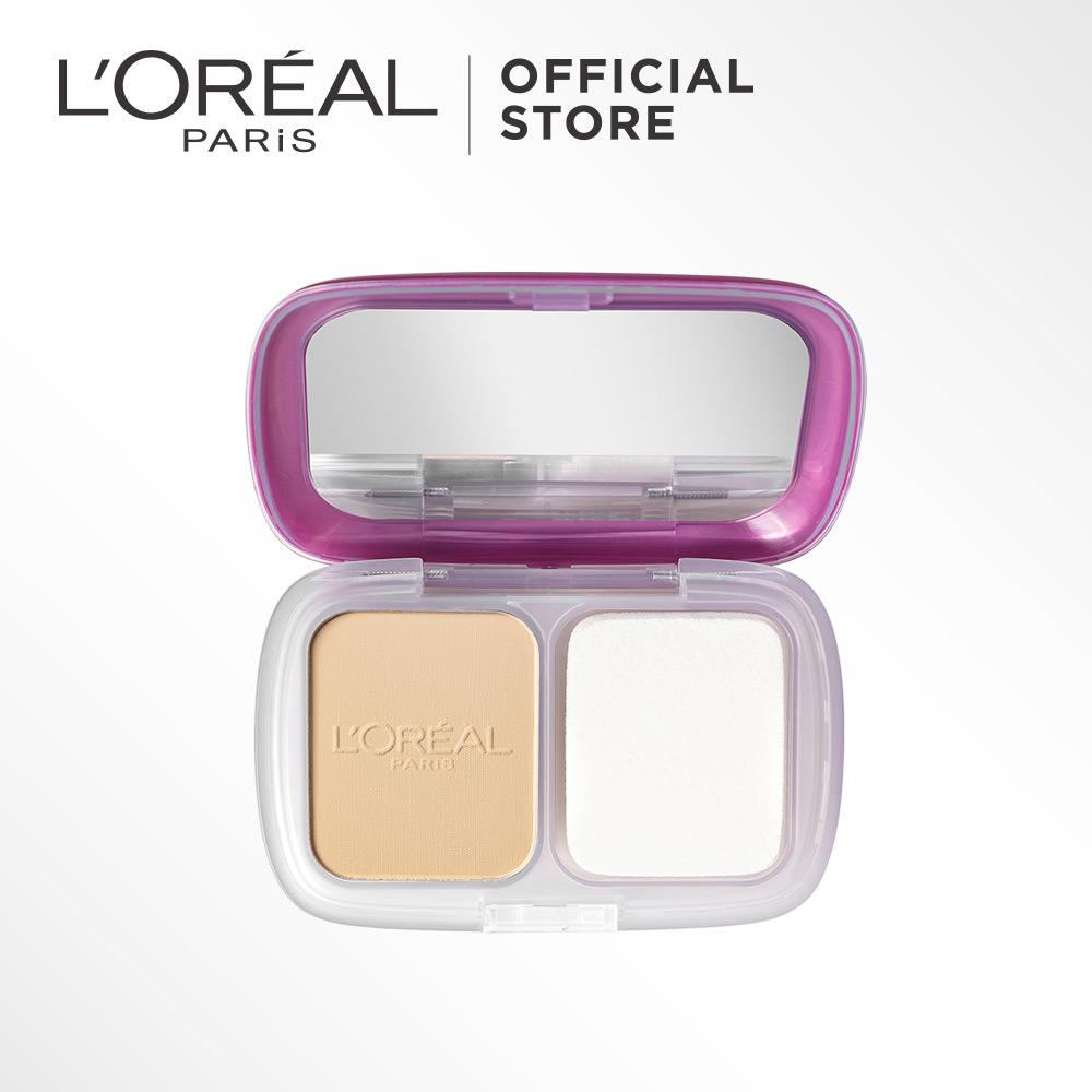 L'Oreal Paris Mat Magique Two Way Cake Powder - N1 - Nude Ivory by L'Oreal Paris Makeup Loreal Padat / Compact Powder Matte For All Types of Skin / Semua Jenis Kulit Long Lasting Lightweight Tahan Lama Ringan