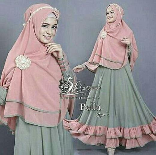 Jakarta Couple - Syari'i Layla /Syari Maxi Cantik /Baju Gamis Muslim/ Gamis Mutiara / Gamis Murah / Atasan Muslim Wanita / Pakaian Baju Muslim