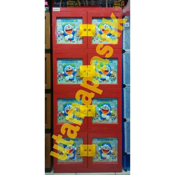 Lemari Plastik NAIBA DORAEMON Ssn 4 Ready Stock