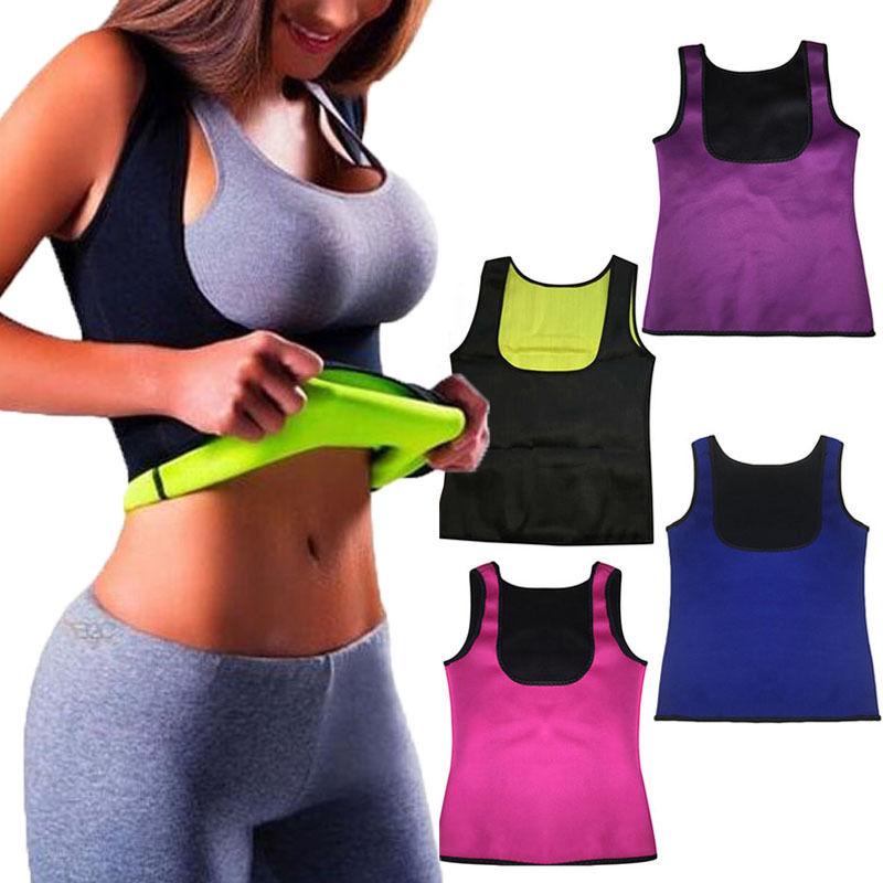 Modis Wanita Panas Badan Shaper Yg Melangsingkan Pinggang Ramping Sabuk Yoga Rompi Underbust-Internasional