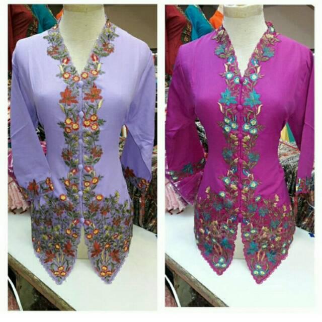 ATASAN KEBAYA ENCIM BORDIR KOMBINASI