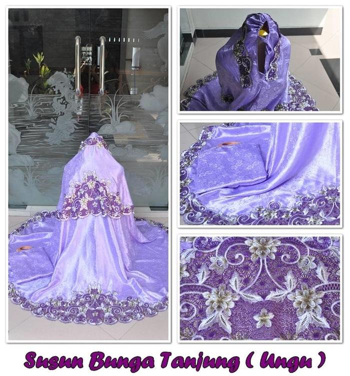 MUKENA SUSUN BUNGA TANJUNG (UNGU) / PERLENGKAPAN SHOLAT / ALAT SHOLAT / TELEKUNG / MUKENA / MUKENA DEWASA TERMURAH / MUKENA DEWASA BERKUALITAS / BEST SELLER / MUKENA KEKINIAN / MUKENA MURAH