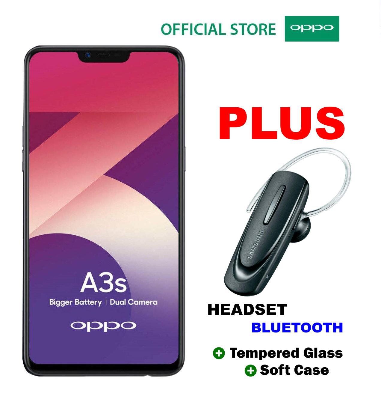 OPPO A3S 2/16GB - Plus Headset Bluetooth
