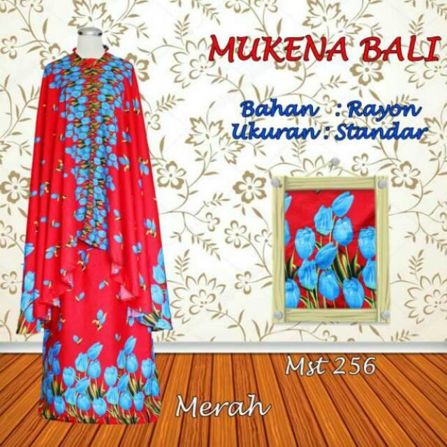 Mukena bali standar FLOWER tulip kuning