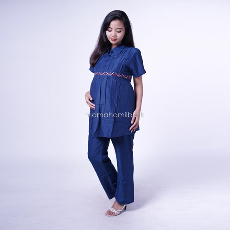 Ning Ayu Setelan Hamil Kerja Kinara Lengan pendek full kancing modis Formal kerja - STD 76 / Baju Hamil Kerja / Baju Hamil Modern / Baju Hamil Lucu / Baju Hamil Modis/ Baju Hamil Murah / Baju Hamil Untuk Kerja /Baju Hamil Muslim / Baju Hamil Seksi