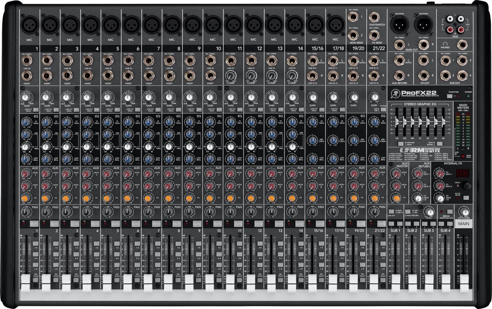 MIXER Mackie PRO FX22