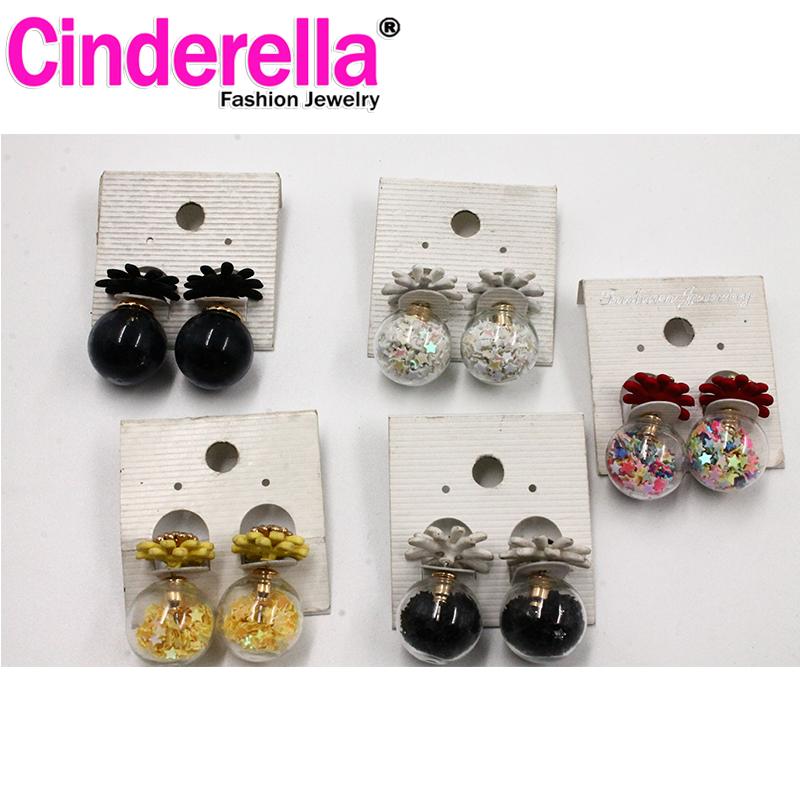 Anting Dior - Bunga hitam