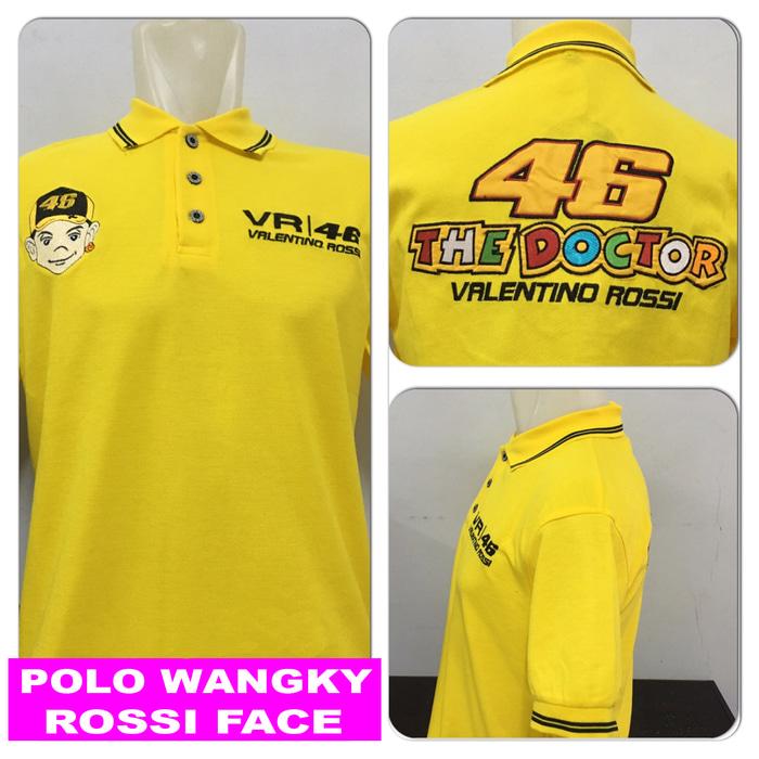 POLO SHIRT MOTOGP - POLO ROSSI FACE - L