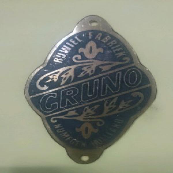 plat merk emblem sepeda gruno
