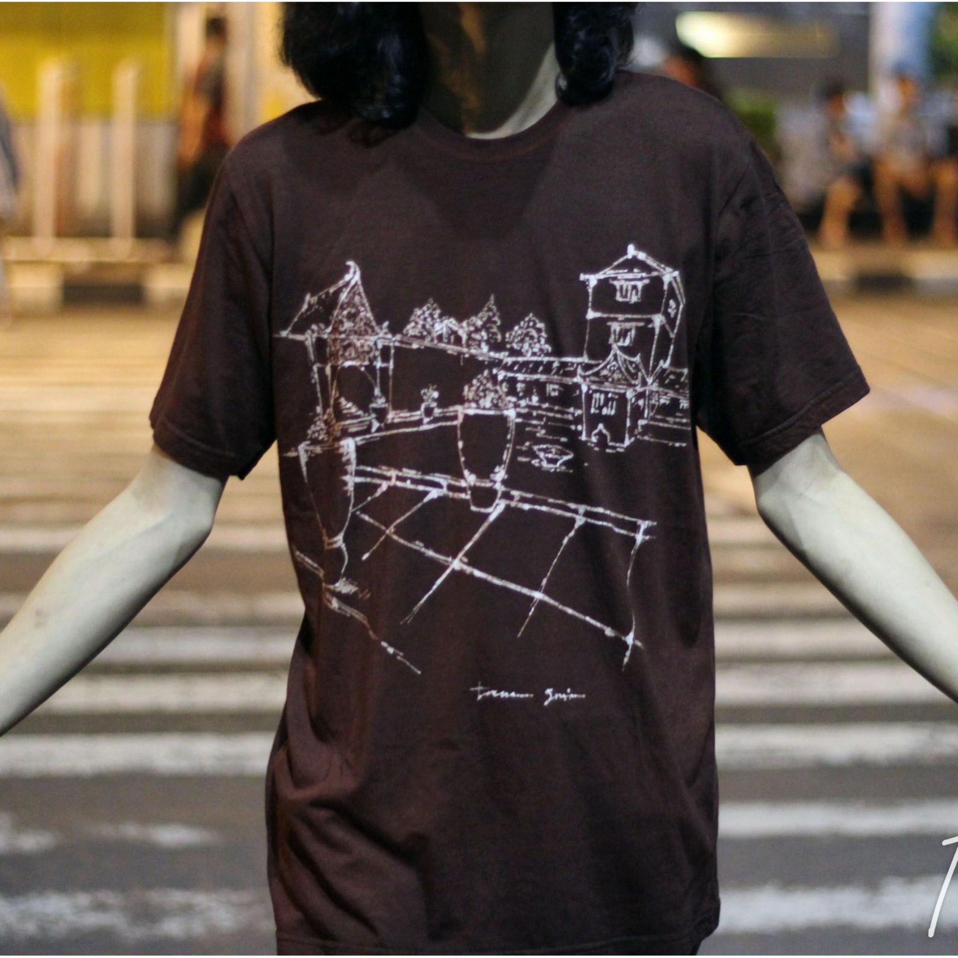Kaos Batik Lukis Tangan Tamansari astowongso KBL-012