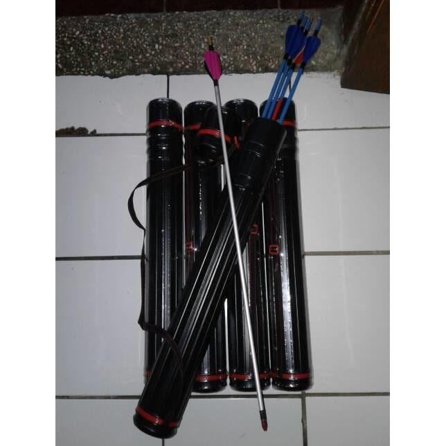 Tas Anak Panah . Tas Joran Pancingan . Quiver Anak Panah Diameter 8 Cm - Arcer