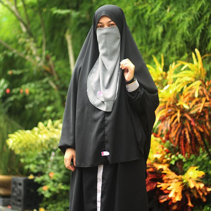 Gamis Zahra Bahan Wolpeach Grade A