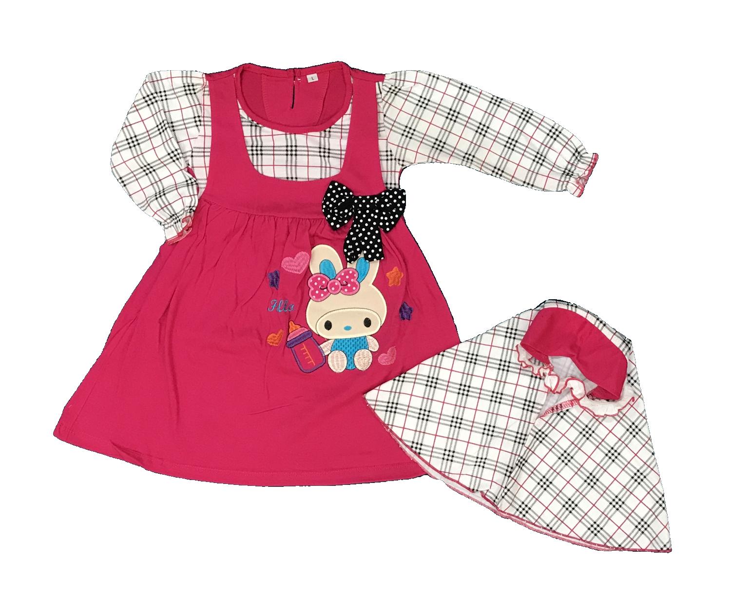 BAYIe - Baju Muslim Anak / Bayi Perempuan YUNISA / Gamis anak cewek umur 1 - 2 tahun