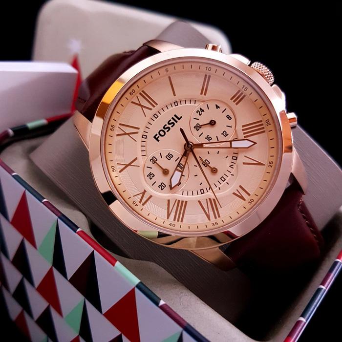 Jam Tangan Pria Merk Fossil Fs 4990 Original BM Free Jne yes
