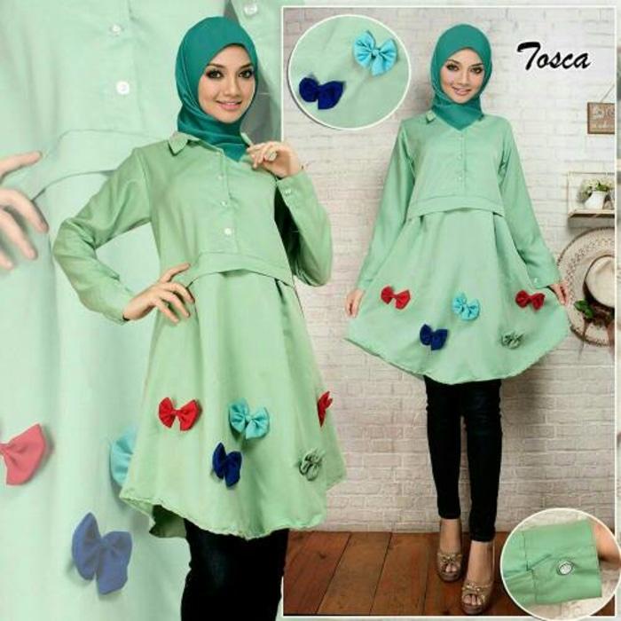 NADIA TUNIK. FIT XL. TUNIK MUSLIMAH MURAH MERIAH