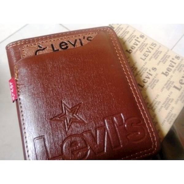 DOMPET PRIA KULIT MERK LEVIS- MOTIF KEREN- ELEGANT & BERKUALITAS - Jgfird