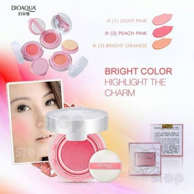 ORI 100% BLUSH ON CUSHION / BLUSH ON FLAWLESS CUSHION / BIOAQUA BLUSH ON CUSHION / BLUSH ON CUSHION BIOAQUA