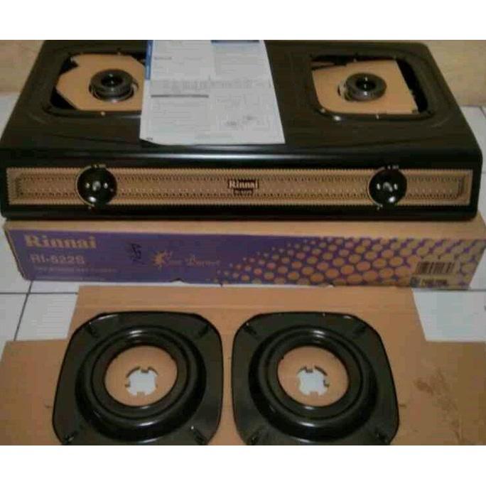 Alat Masak Rinnai Ri-522S Kompor Gas 2 Tungku - Batik Series - Lpg Tekanan Rendah Stok Terbatas !!