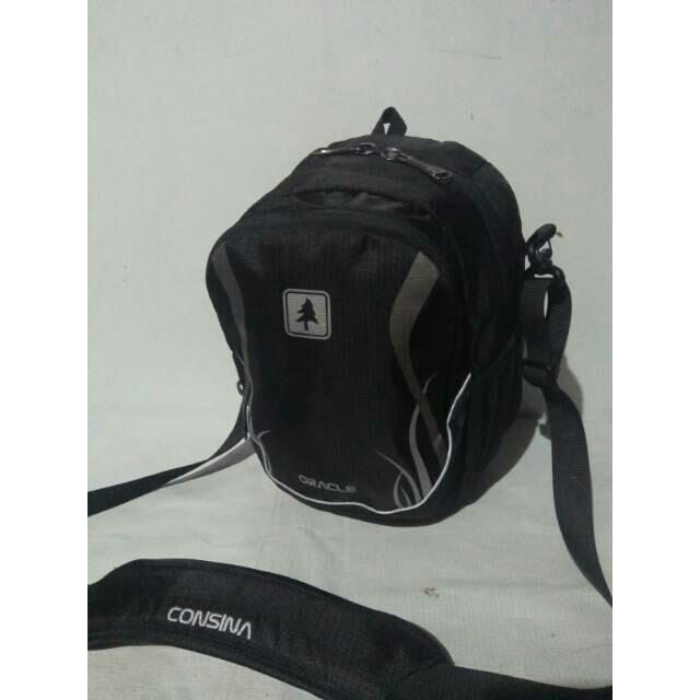 Tas slempang Consina oracle T23xP18xL13cm hitam