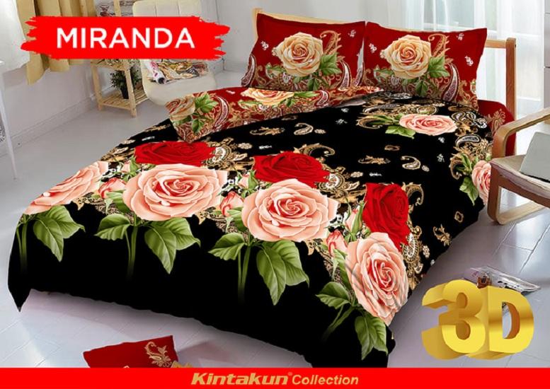 Bedcover motif bunga ukuran 180 x 200 - Miranda - sprei terbaru yang nyaman / sprei termurah / sprei tidak luntur / sprei import / sprei anak / sprei dewasa / sprei berkualitas / sprei bagus / sprei keren / sprei trendy / sprei trendy / sprei