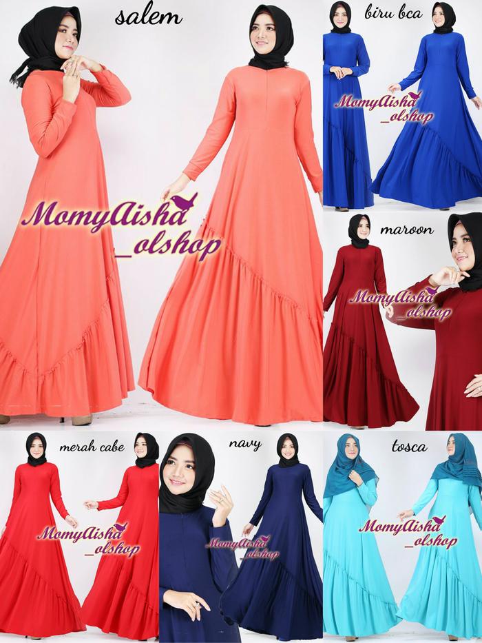 gamis zahra susun miring