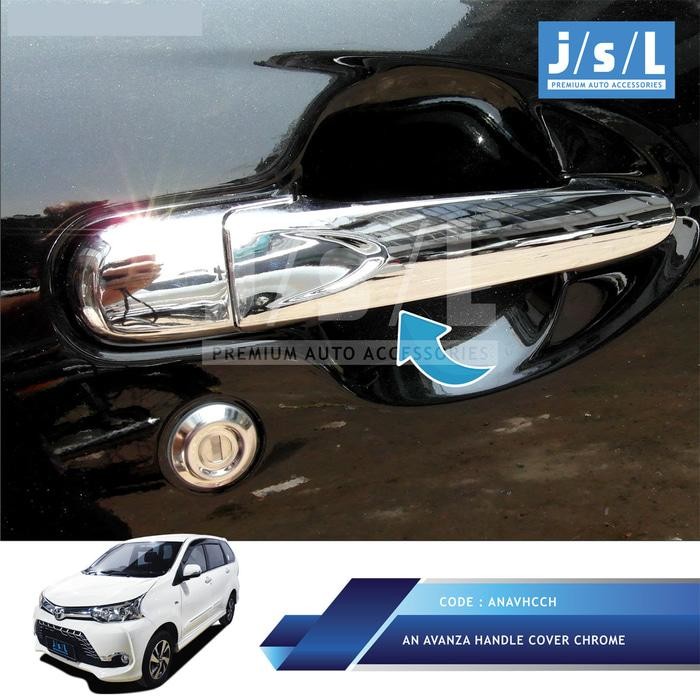 Grand All New Avanza Cover Pegangan Pintu JSL / Handle Cover Chrome