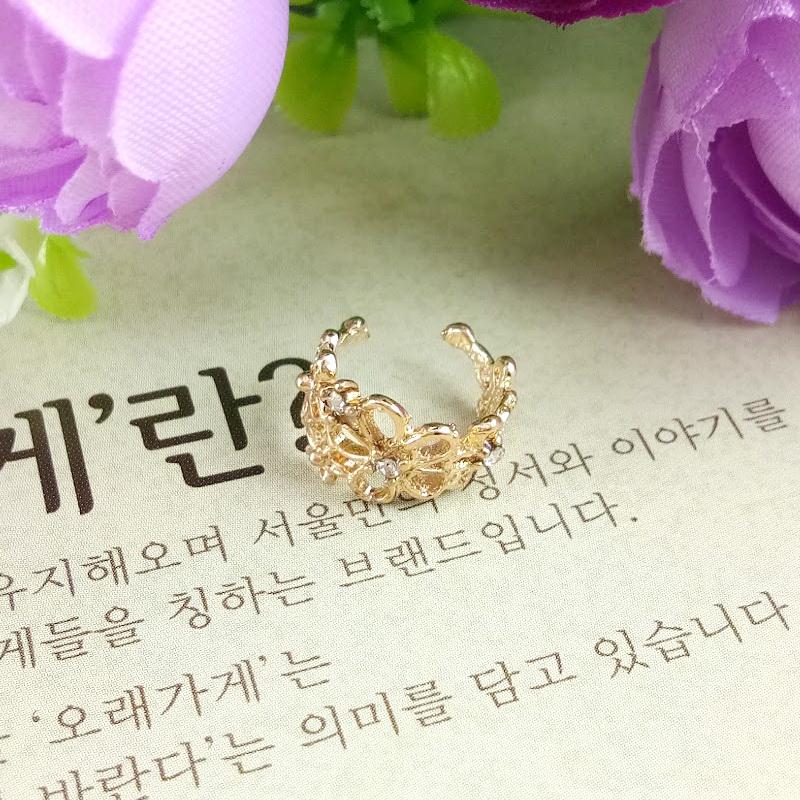 Anneui - EE0143 - anting jepit tanpa tindik keren kece swag gaul korea kpop japan jpop