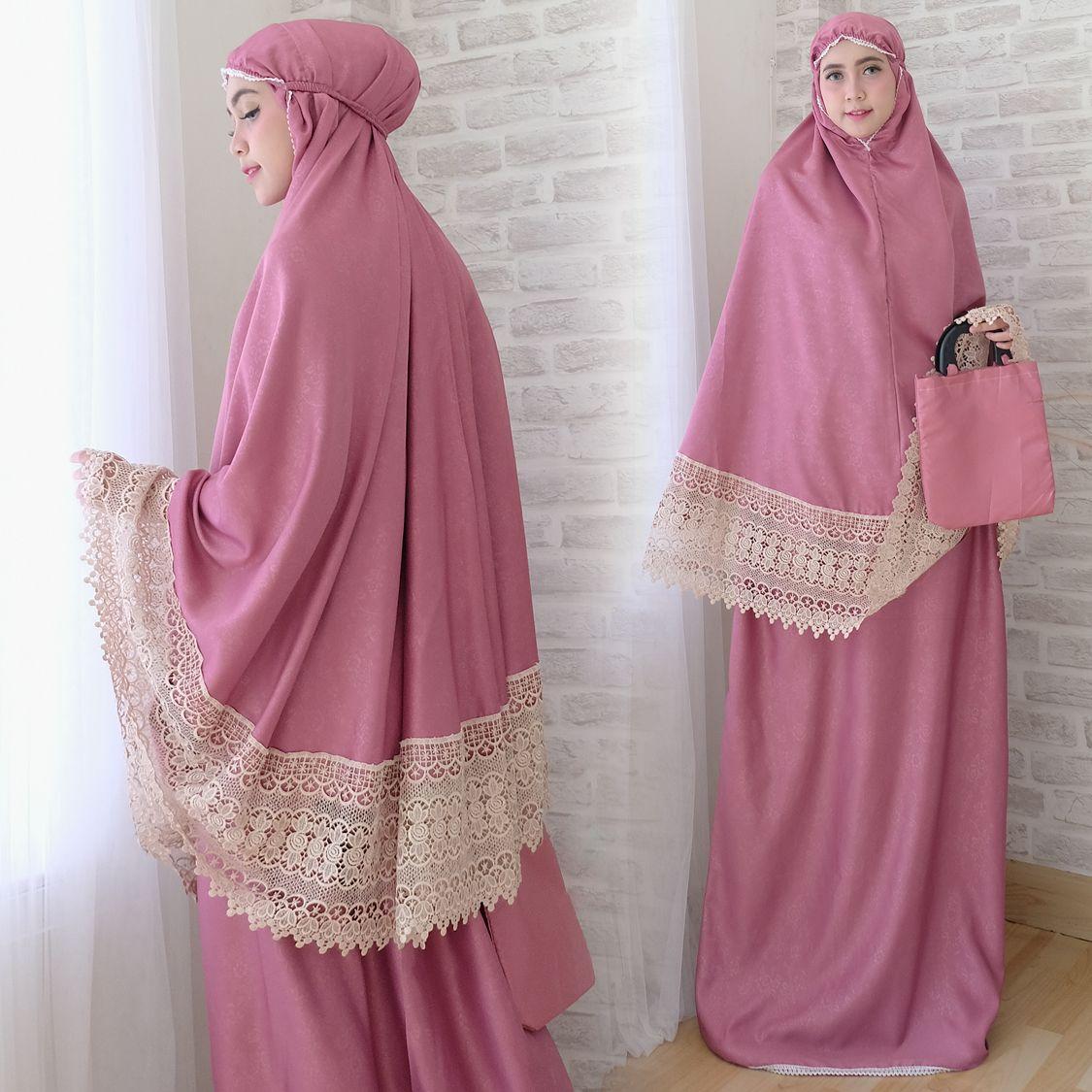 MUKENAH ANJANI RAYON MIX BRUKAT KEONG/XL/PERLENGKAPAN SHOLAT