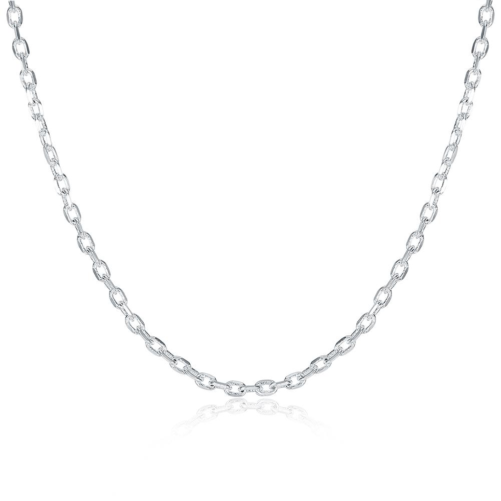 Bella & Co. Chain Necklace LKNSPCC012-22 Aksesoris Perhiasan Kalung Rantai Lapis Silver
