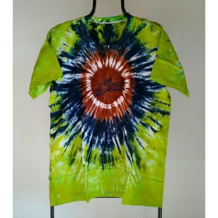 Kaos Shibori Bali Cowok All Size Tanggung